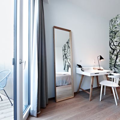 Badhaus Hotel Neubau Zimmer mit Balkon