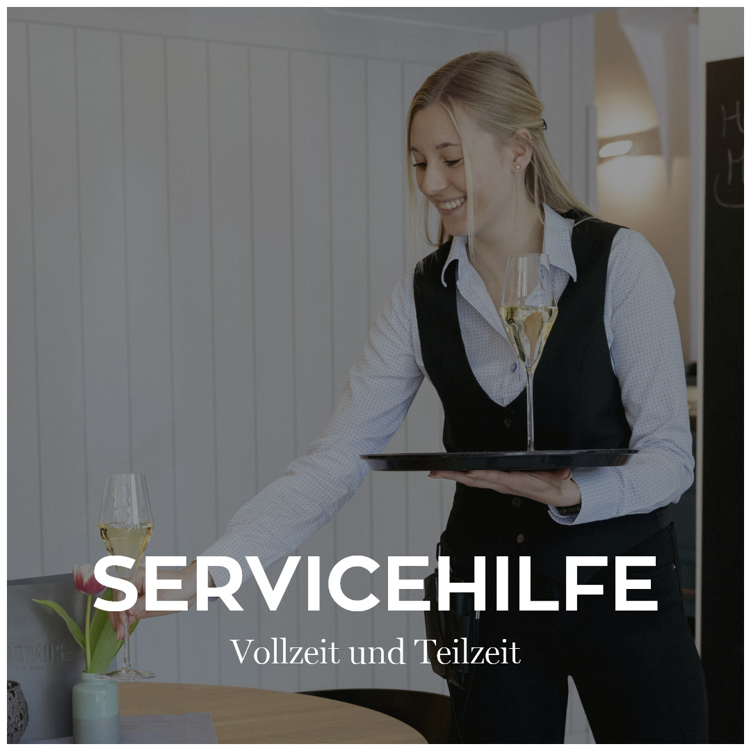 Servicehilfe Vollzeit und Teilzeit
